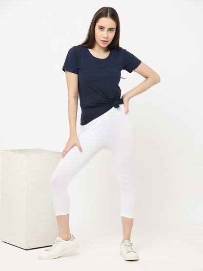 Robinbosky Premium Women Capri Cotton Leggings
