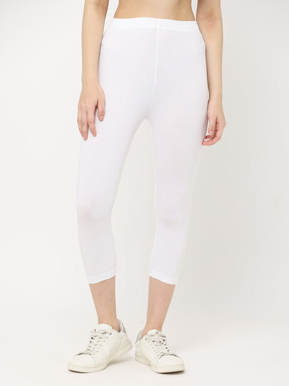 Robinbosky Premium Women Capri Cotton Leggings