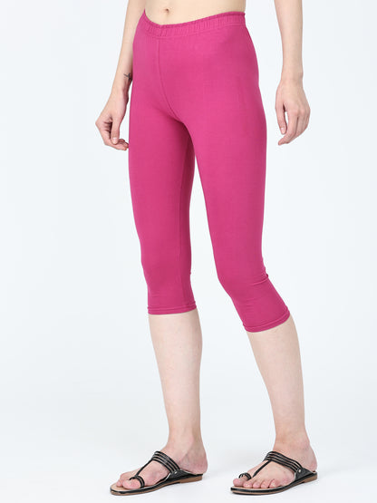 Robinbosky Premium Women Capri Cotton Leggings