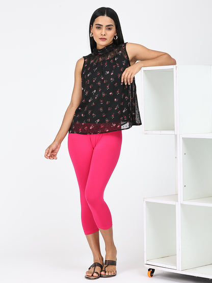 Robinbosky Premium Women Capri Cotton Leggings