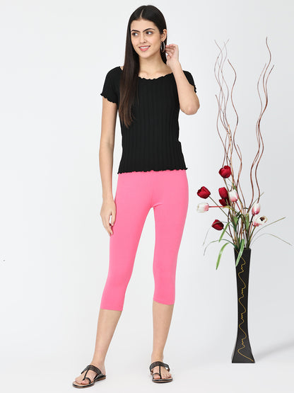 Robinbosky Premium Women Capri Cotton Leggings