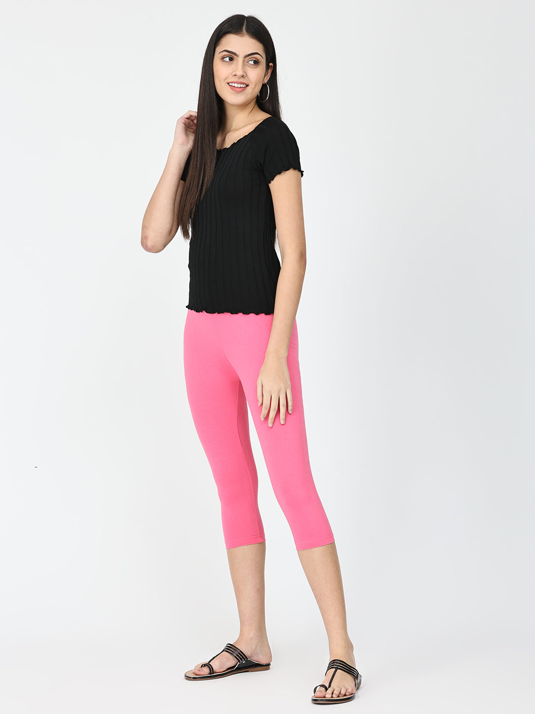 Robinbosky Premium Women Capri Cotton Leggings