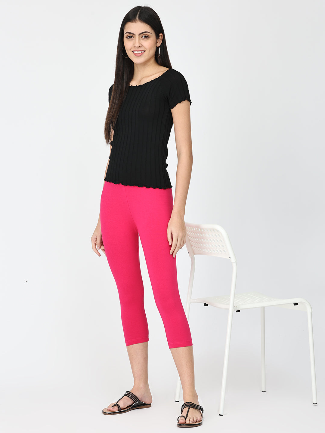 Robinbosky Premium Women Capri Cotton Leggings
