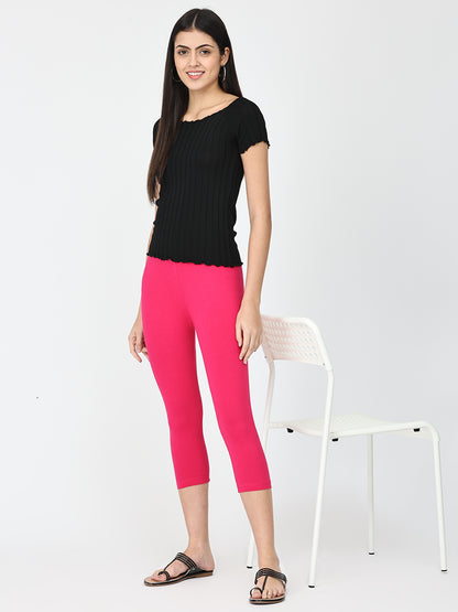 Robinbosky Premium Women Capri Cotton Leggings
