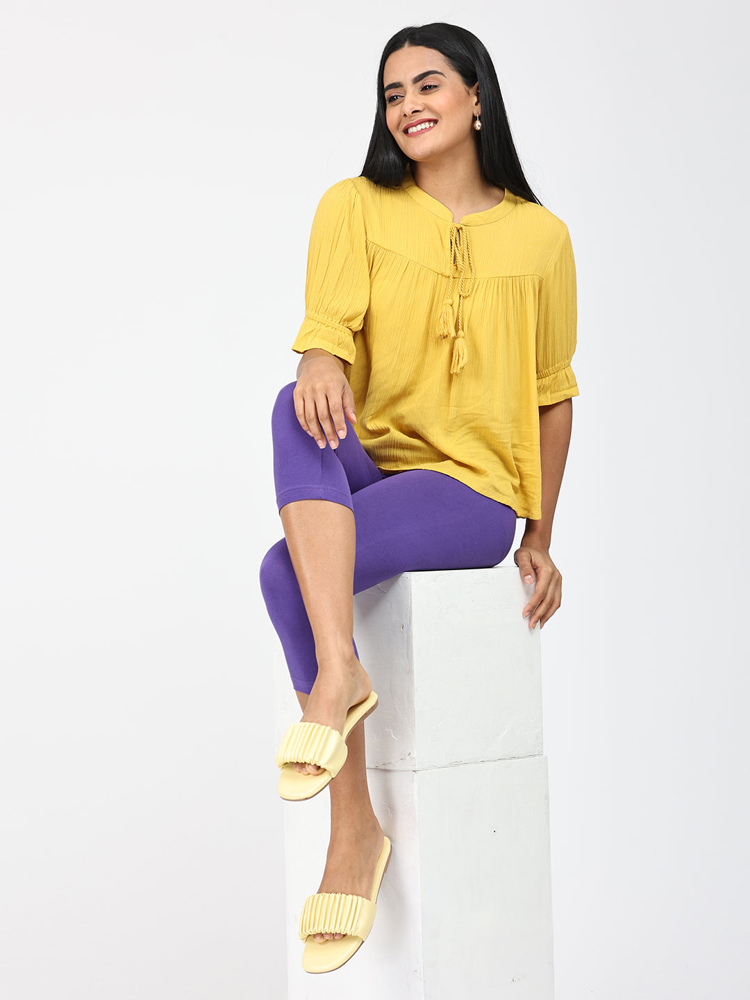 Robinbosky Premium Women Capri Cotton Leggings