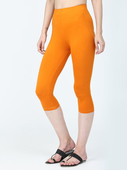 Robinbosky Premium Women Capri Cotton Leggings