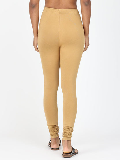 Robinbosky Premium Women Churidar Cotton Leggings in sandal