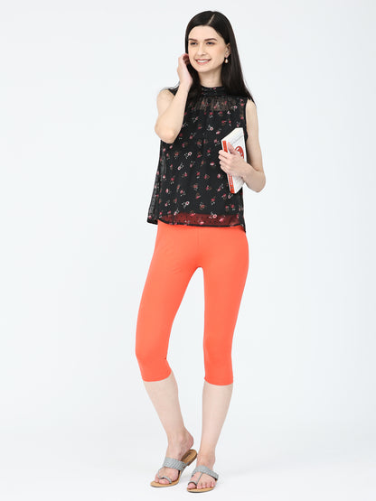 Robinbosky Premium Women Capri Cotton Leggings