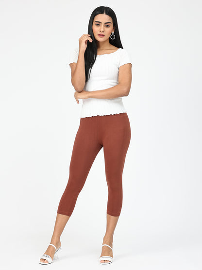 Robinbosky Premium Women Capri Cotton Leggings
